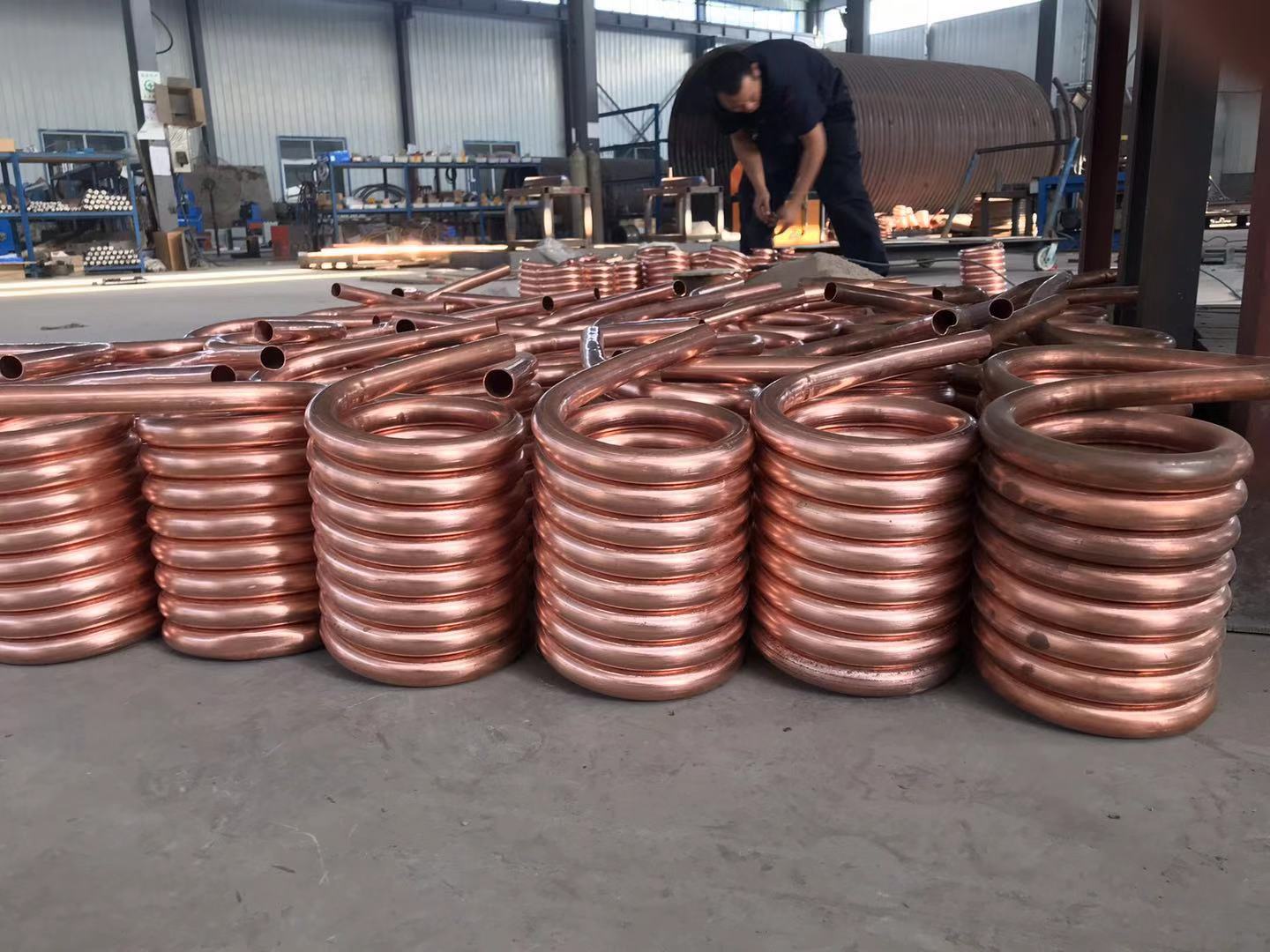 銅管盤(pán)管加工