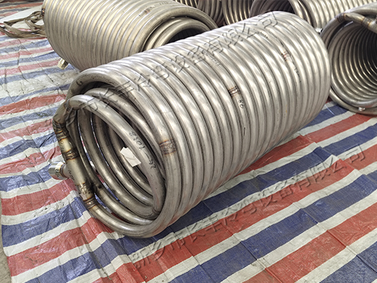 不銹鋼盤管組件加工